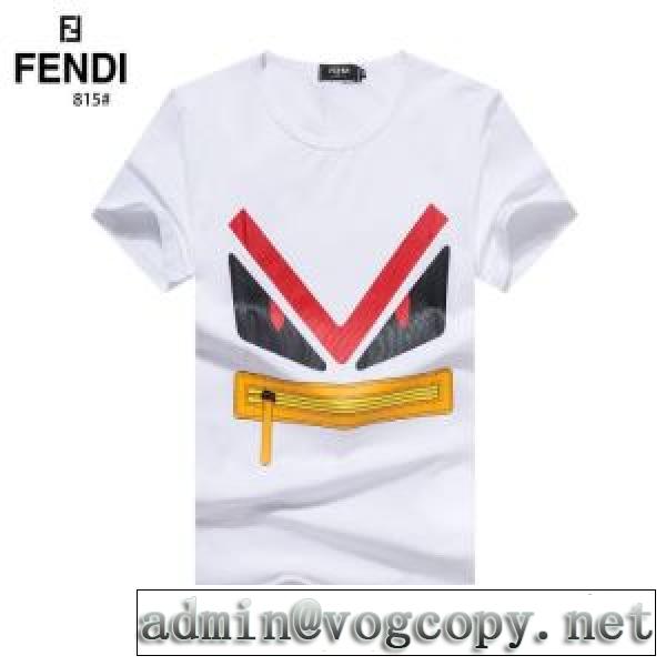 2色可選 オススメのアイテムを見逃すな フェンディ FENDI コーデの完成度を高める 半袖Tシャツvogcopy.net sn:CKr4fy