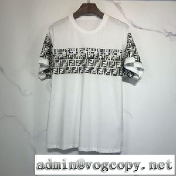 ランキング1位 2色可選  フェンディ FENDI 愛らしい春の新作 半袖Tシャツ 2026話題の商品vogcopy.net sn:bW1naq