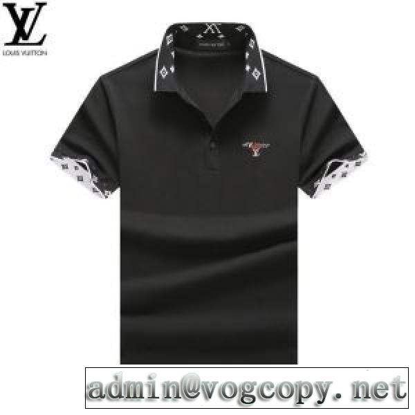 3色可選 春夏コレクション新品 ルイ ヴィトン LOUIS VUITTON 半袖Tシャツ 普段見ないデザインばかりvogcopy.net sn:89T9Tf