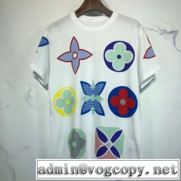 ルイ ヴィトン 本当に嬉しいアイテム 2色可選 LOUIS VUITTON 差をつけたい人にもおすすめ 半袖Tシャツvogcopy.net sn:ryCi4b
