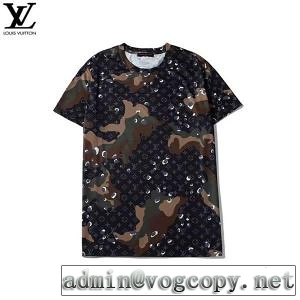 やはり人気ブランド ルイ ヴィトン2色可選  LOUIS VUITTON お値段もお求めやすい 半袖Tシャツvogcopy.net sn:KTvCKn