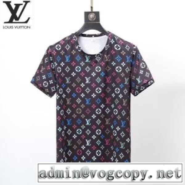 素敵なアイテム ルイ ヴィトン2色可選  LOUIS VUITTON 通勤通学どちらでも使え 半袖Tシャツvogcopy.net sn:fCu0HD