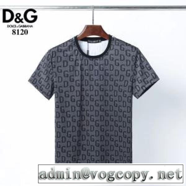 ドルチェ＆ガッバーナ ファッションに取り入れよう Dolce&Gabbana やはり人気ブランド 半袖Tシャツvogcopy.net sn:uuy0ra