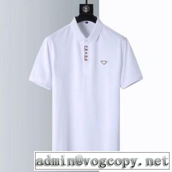 半袖Tシャツ 狙える優秀アイテム 3色可選 プラダ おしゃれに大人の必見 PRADA 絶対に見逃せないvogcopy.net sn:fe09ny