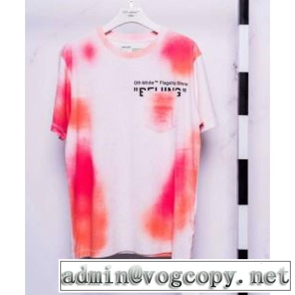 差をつけたい人にもおすすめ 半袖Tシャツ 飽きもこないデザイン Off-White オフホワイト 程よい最新作vogcopy.net sn:4nO9je
