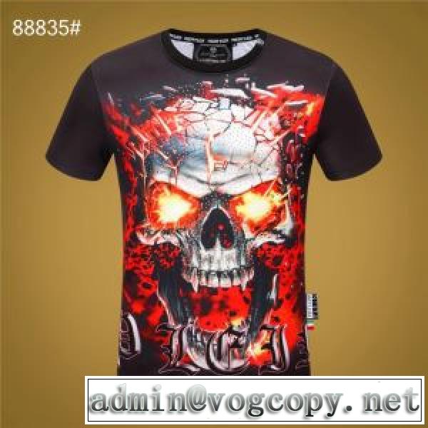 2026モデル PHILIPP PLEIN シンプルなファッション フィリッププレイン 半袖Tシャツ ストリート感あふれvogcopy.net sn:DuKPTr