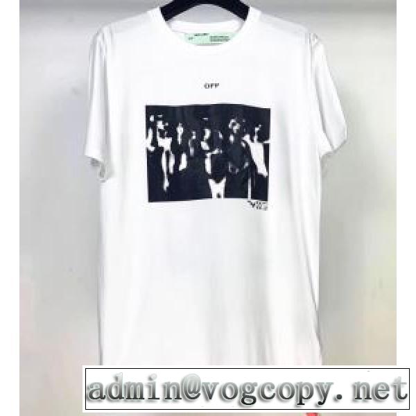 Off-White 通勤通学どちらでも使え オフホワイト 2色可選 限定アイテムが登場 半袖Tシャツvogcopy.net sn:eS59XD