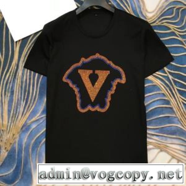 多色可選 やはり人気ブランド 半袖Tシャツ ファッションに取り入れよう ヴェルサーチ VERSACE ランキング1位vogcopy.net sn:K5reuu