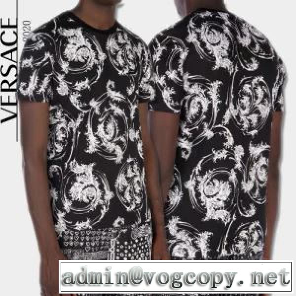 2年以上連続１位獲得 半袖Tシャツ 2026SS人気 ヴェルサーチ VERSACE  VIP価格SALEvogcopy.net sn:y81Hre