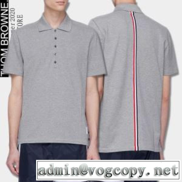 トムブラウンエレガントな雰囲気 多色可選  THOM BROWNE おしゃれな人が持っている 半袖Tシャツvogcopy.net sn:i0P19j