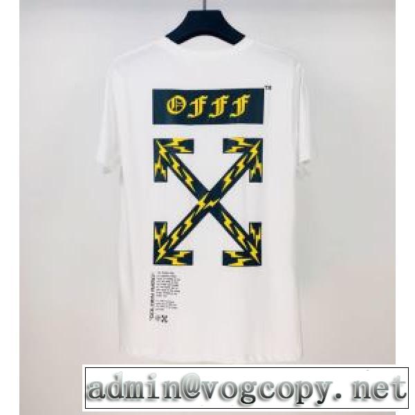 Off-White エレガントな雰囲気 オフホワイト2色可選  半袖Tシャツ おしゃれな人が持っているvogcopy.net sn:XviKHz