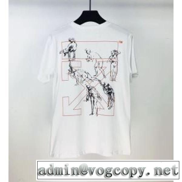 普段使いにも最適なアイテム 2色可選 Off-White オフホワイト ストリート界隈でも人気 半袖Tシャツ 20新作ですvogcopy.net sn:PLf0zm