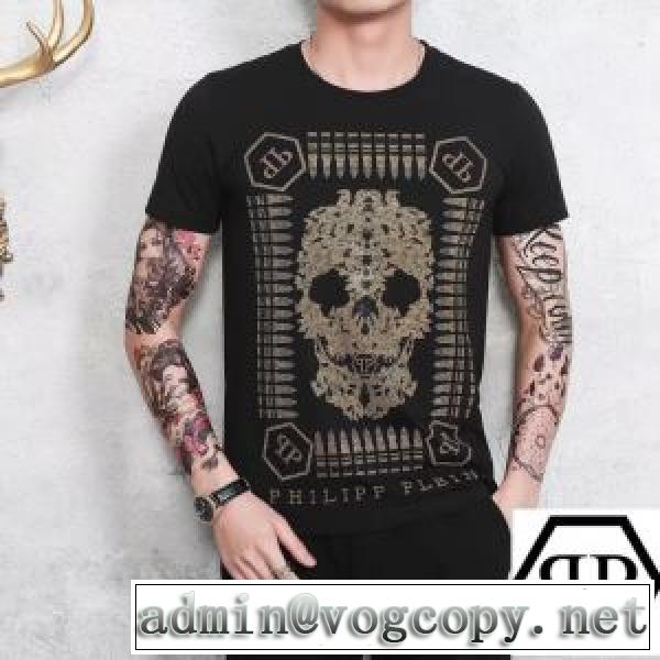 お値段もお求めやすい 2色可選 半袖Tシャツ ファッションに取り入れよう フィリッププレイン PHILIPP PLEINvogcopy.net sn:q0veKz
