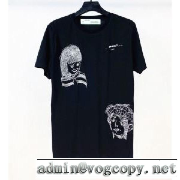 2色可選 手頃価格でカブり知らず Off-White オフホワイト 価格も嬉しいアイテム 半袖Tシャツ 素敵なアイテムvogcopy.net sn:Lb49nu