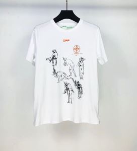 2色可選 シンプルなファッション 半袖Tシャツ この時期の一番人気は Off-White オフホワイトvogcopy.net sn:n8b89f-3