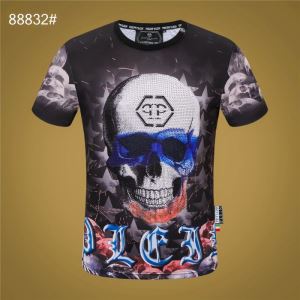 PHILIPP PLEIN エレガントな雰囲気 フィリッププレイン  おしゃれな人が持っている  半袖Tシャツvogcopy.net sn:Of4n0j-3