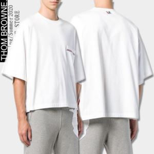 この時期の一番人気は 半袖Tシャツ 多色可選 コーデの完成度を高める トムブラウン THOM BROWNEvogcopy.net sn:qa4Pfu-3