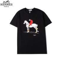 3色可選 普段使いにも最適なアイテム エルメス HERMES ストリート界隈でも人気 半袖Tシャツvogcopy.net sn:OD4nqi