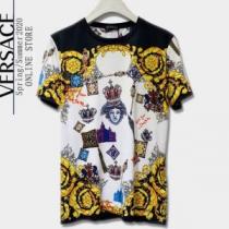 シンプルなファッション ヴェルサーチ VERSACE スタイルアップ 半袖Tシャツ  2026モデルvogcopy.net sn:5baOzC