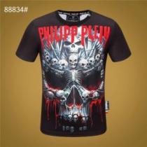 PHILIPP PLEIN 高級感のある素材 フィリッププレイン 半袖Tシャツ ...