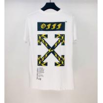 Off-White エレガントな雰囲気 オフホワイト2色可選  半袖Tシャツ お...