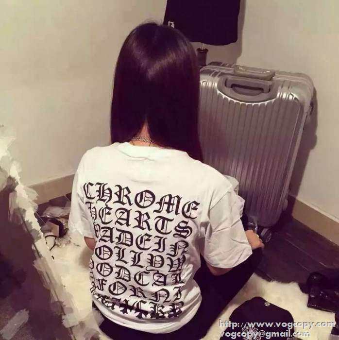 激安 2015 CHROME HEARTS クロムハーツ 半袖Tシャツ 2色可選