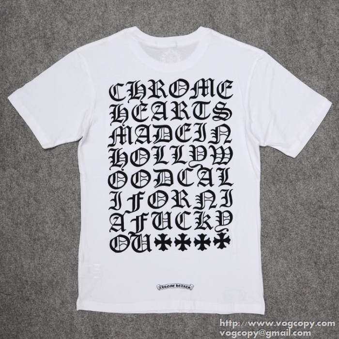 激安 2015 CHROME HEARTS クロムハーツ 半袖Tシャツ 2色可選