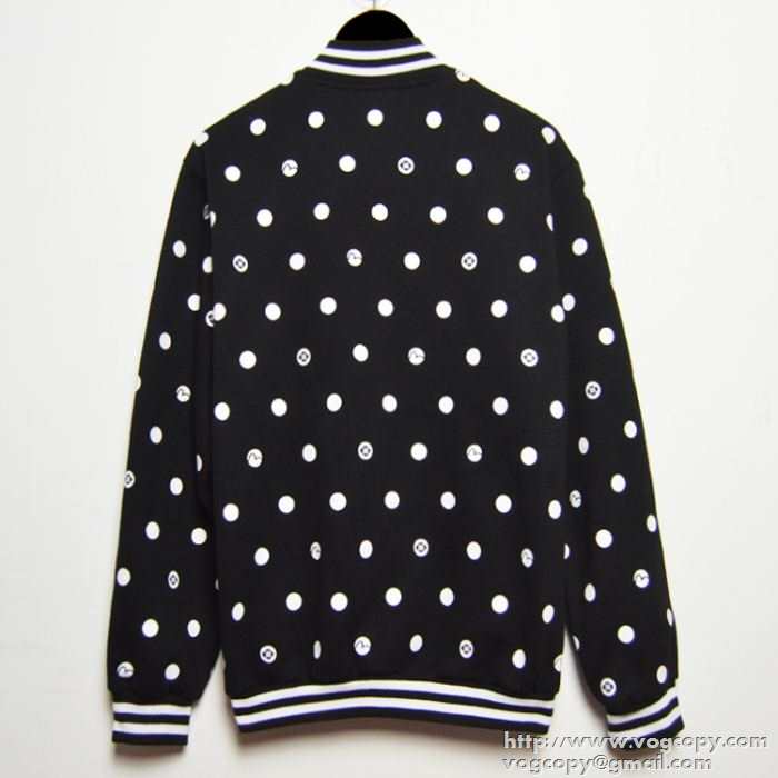 値下げるブランド 2015秋冬 evisu エヴィス 野球ウェア ドット柄　素敵なパーカー