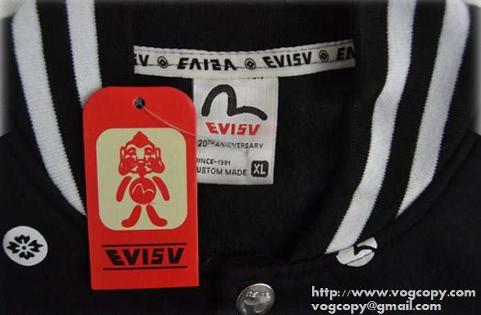 値下げるブランド 2015秋冬 evisu エヴィス 野球ウェア ドット柄　素敵なパーカー