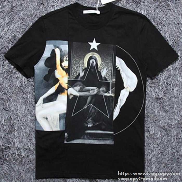 お洒落な　2015春夏  GIVENCHY ジバンシー 半袖Tシャツ 男女兼用