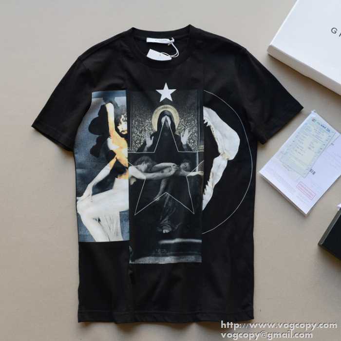 お洒落な　2015春夏  GIVENCHY ジバンシー 半袖Tシャツ 男女兼用
