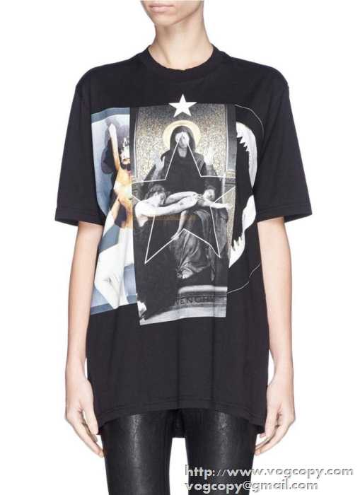 お洒落な　2015春夏  GIVENCHY ジバンシー 半袖Tシャツ 男女兼用