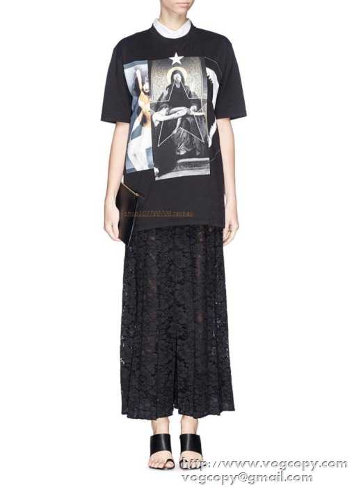 お洒落な　2015春夏  GIVENCHY ジバンシー 半袖Tシャツ 男女兼用