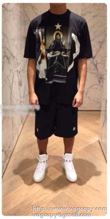 お洒落な　2015春夏  GIVENCHY ジバンシー 半袖Tシャツ 男女兼用