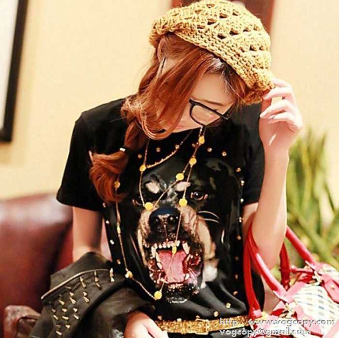 美品　2015春夏 GIVENCHY ジバンシー 半袖Tシャツ 男女兼用 カップルペアルック