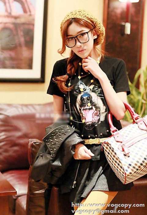 美品　2015春夏 GIVENCHY ジバンシー 半袖Tシャツ 男女兼用 カップルペアルック