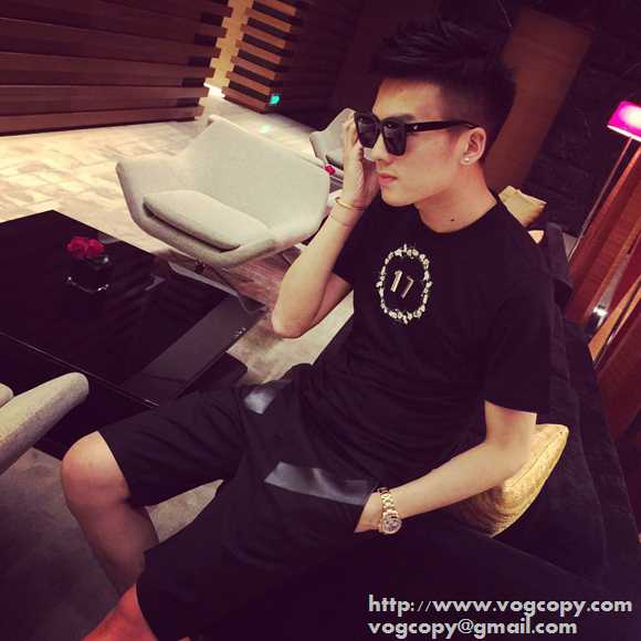 お洒落な　2015春夏  GIVENCHY ジバンシー 半袖Tシャツ 男女兼用