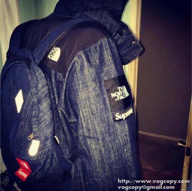 値下げる商品 2015秋冬 SUPREME シュプリーム デニム 便利性ある　バックパック