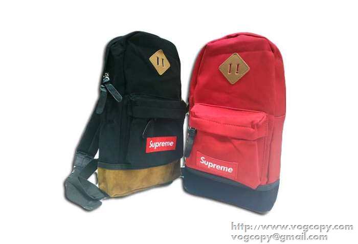 大容量のある 2015秋冬 SUPREME シュプリーム 便利性に溢れる斜め掛けバッグ 2色可選