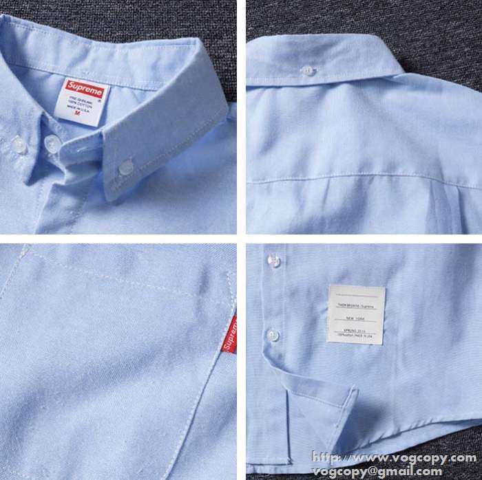 高級感たっぷり 2015秋冬 supreme シュプリーム 保温性に溢れる長袖シャツ 4色可選