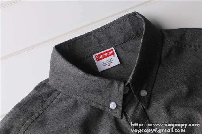 大活躍 2015秋冬 SUPREME シュプリーム　耐久性のある 長袖シャツ 2色可選