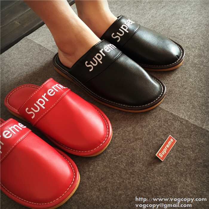 素敵な2015秋冬 SUPREME シュプリーム スリッパ 2色可選 便利性に溢れる商品