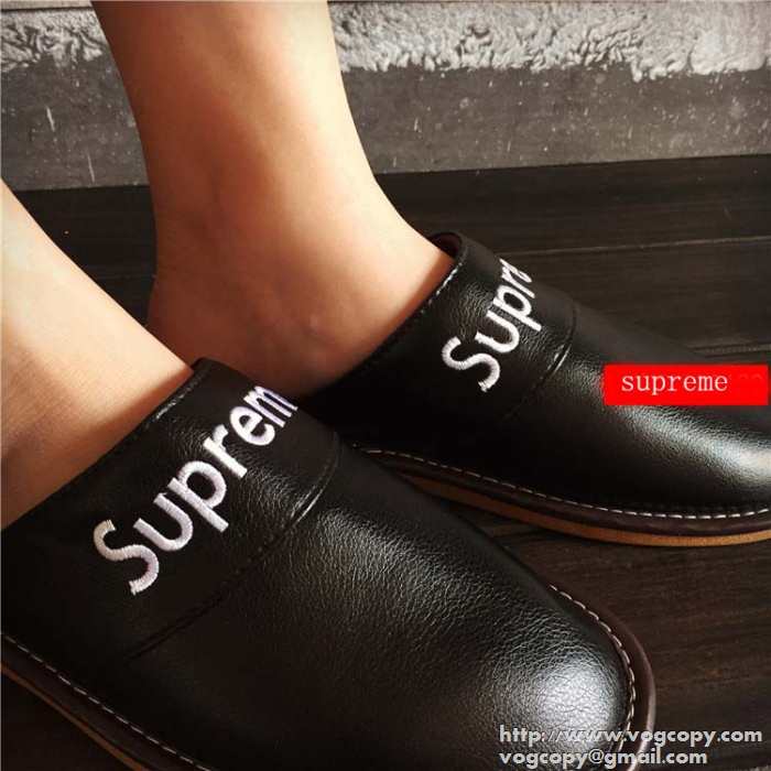 素敵な2015秋冬 SUPREME シュプリーム スリッパ 2色可選 便利性に溢れる商品