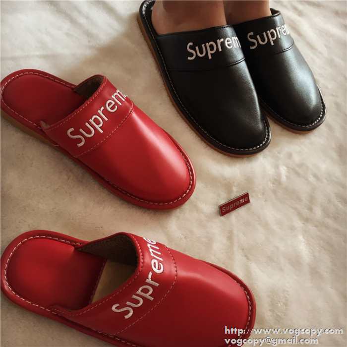 素敵な2015秋冬 SUPREME シュプリーム スリッパ 2色可選 便利性に溢れる商品