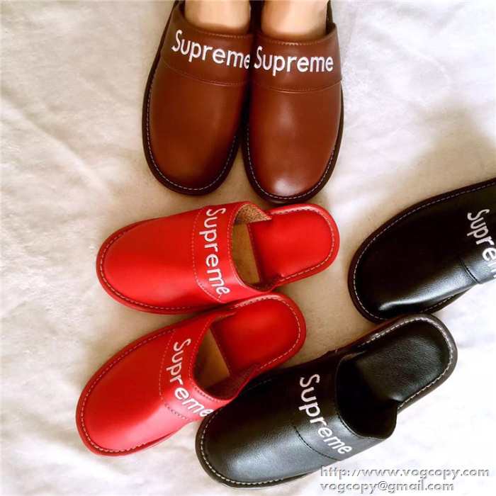 素敵な2015秋冬 SUPREME シュプリーム スリッパ 2色可選 便利性に溢れる商品