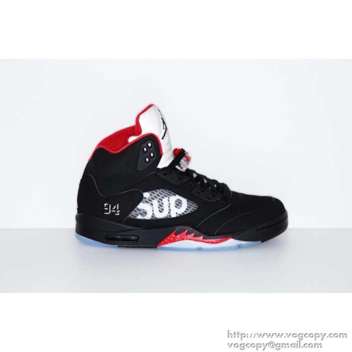 大人気　2015秋冬 supreme x air jordan 5 快適　ランニングシューズ 3色可選