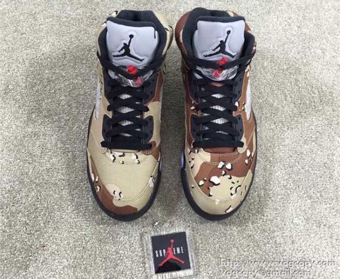 大人気　2015秋冬 supreme x air jordan 5 快適　ランニングシューズ 3色可選