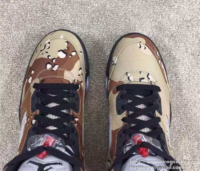 大人気　2015秋冬 supreme x air jordan 5 快適　ランニングシューズ 3色可選
