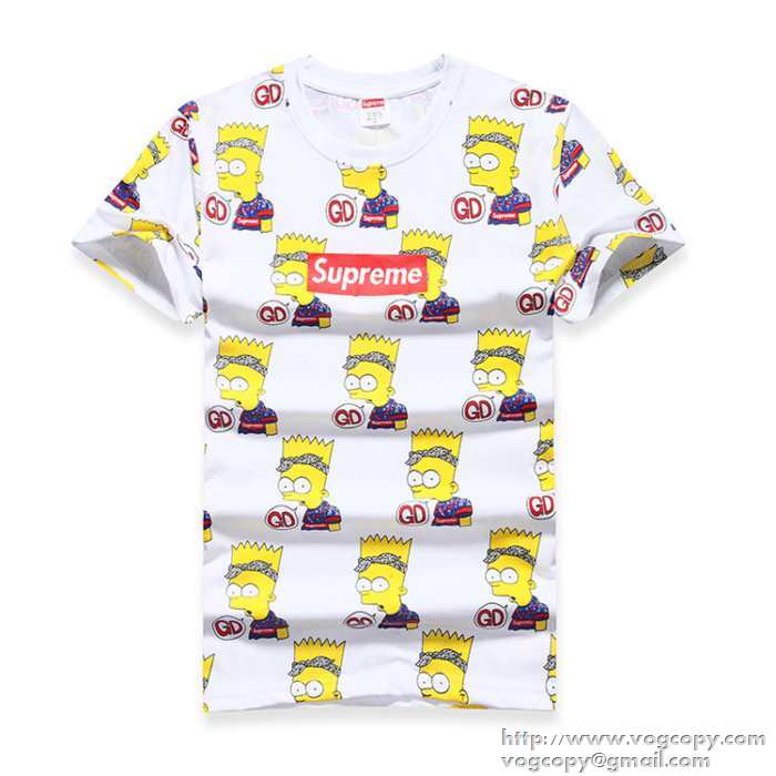 やすい　2015春夏 SUPREME シュプリーム 半袖Tシャツ 2色可選