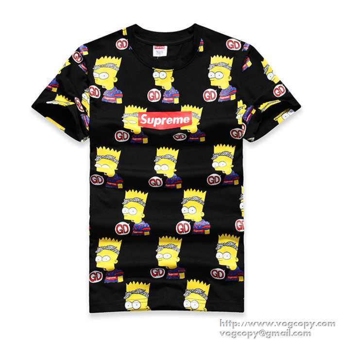 やすい　2015春夏 SUPREME シュプリーム 半袖Tシャツ 2色可選